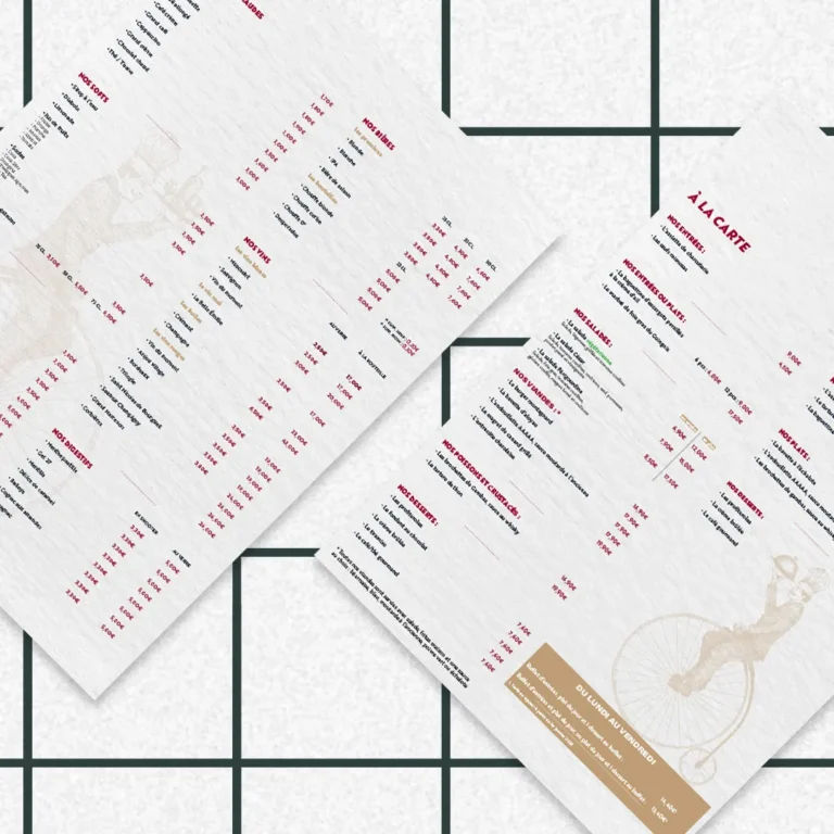 Brand design restaurant - direction artistique freelance biarritz